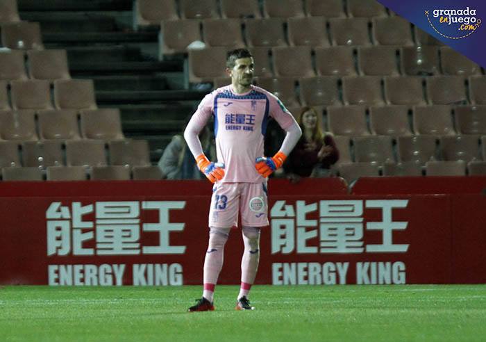 Javi Varas, destacado ante el Rayo