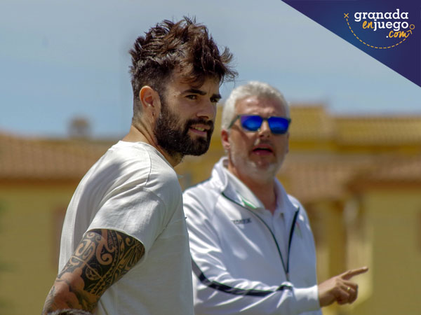 Jorge Moreno en el último encuentro ante el Antequera CF (VICENTE CARVAJAL)