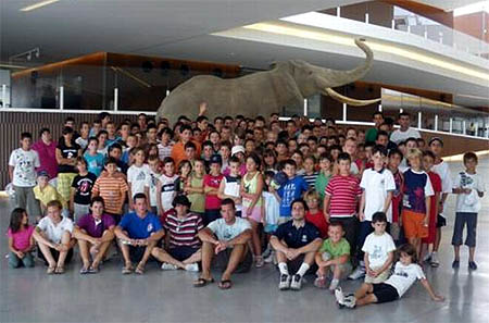 Los alumnos del Campus del CB Granada en la visita al Parque de las Ciencias