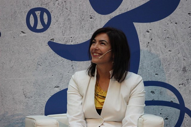 María José Rienda en una ponencia (EUROPA PRESS)