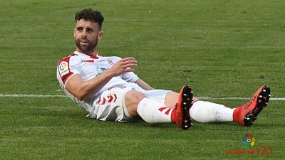 Rodri Ríos, en un partido con la Cultural 