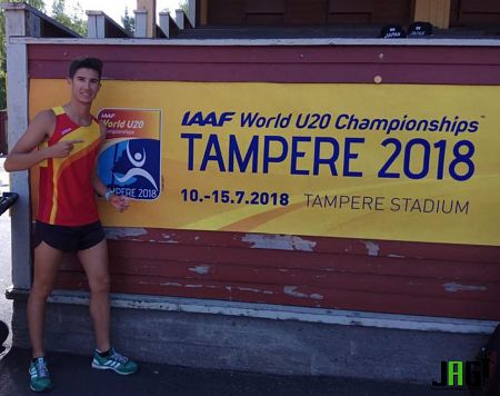 José Manuel Pérez ya está en Tampere (JAG) 