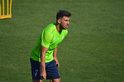 Fede Vico ha podido completar el entrenamiento 