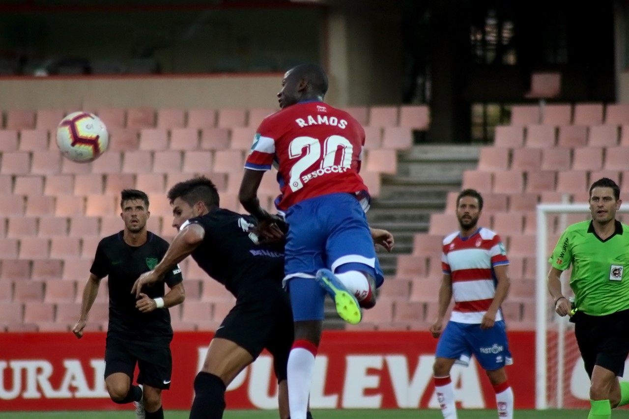 Adrián Ramos fue de la partida ante el Málaga (José Velasco)