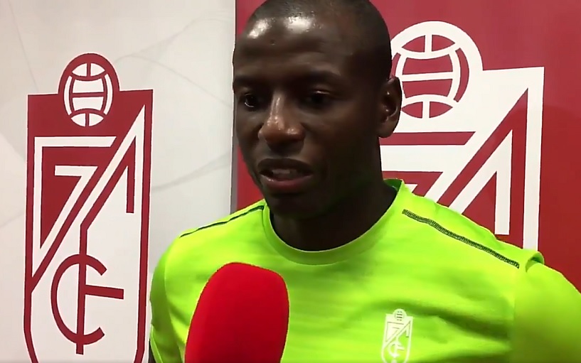 Adrián Ramos tras el partido Granada-Málaga de este sábado