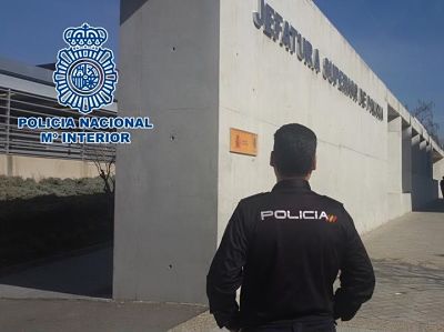La Policía Nacional realizó un dispositivo de seguridad con motivo de la Vuelta 