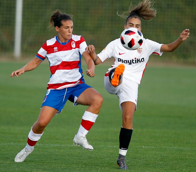 El Granada Femenino no pudo ganar al Sevilla FC en esta ocasión (GRANADA CF)