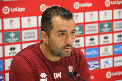 Diego Martínez, en la rueda de prensa previa (GRJ) 