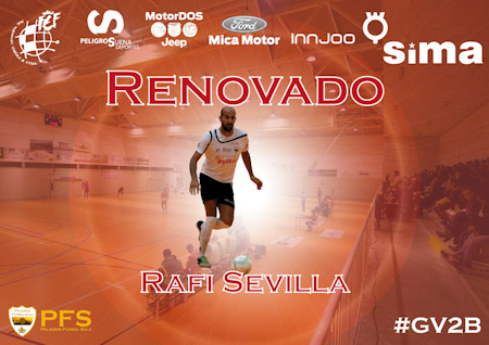 El veterano Rafi Sevillano seguirá ligado al Sima Peligros (PFS)