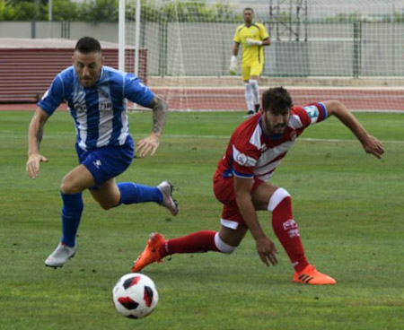El Recreativo empató a cero ante el Jumilla (@FCJUMILLA)