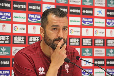 Diego Martínez, en rueda de prensa (GRJ) 