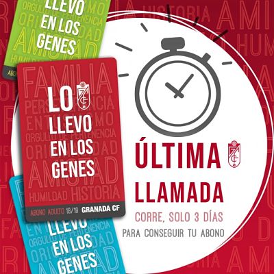 Última llamada para los rezagados 