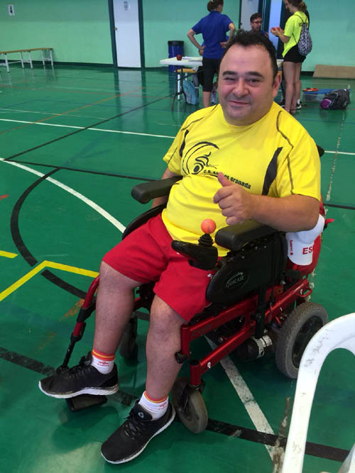 Manolo Martín durante su participación en el Campeonato Andaluz