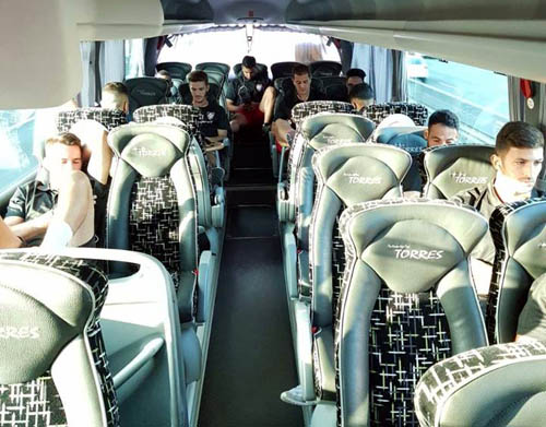La expedición melillense ha viajado a Loja en autobús