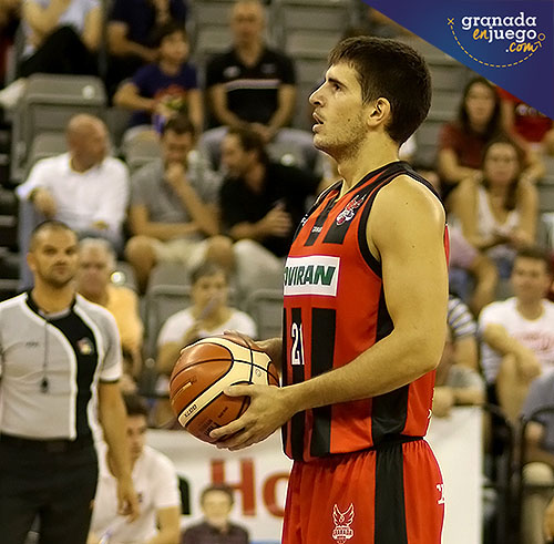 David Iriarte, jugador del Coviran Granada (JOSÉ VELASCO)