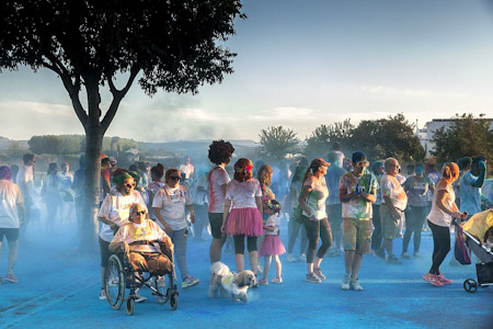 Carrera de colores por la diversidad celebrada en Santa Fe (AYTO. SANTA FE)