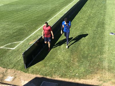 Rui Silva se retiró junto al médico (GRJ) 