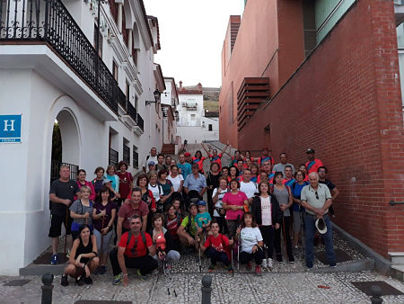Senderistas de Montefrio en Aracena (AYTO. MONTEFRIO)