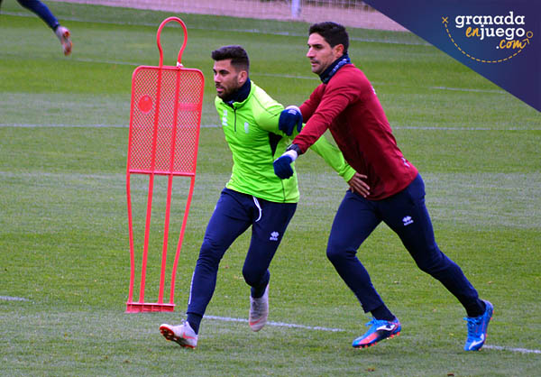 Fede Vico en el entrenamiento matinal (GRJ) 
