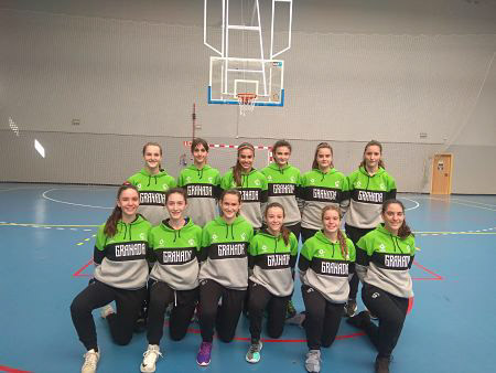 La selección granadina infantil femenina ha conseguido la medalla de bronce en el Campeonato de Andalucia (FCBG)
