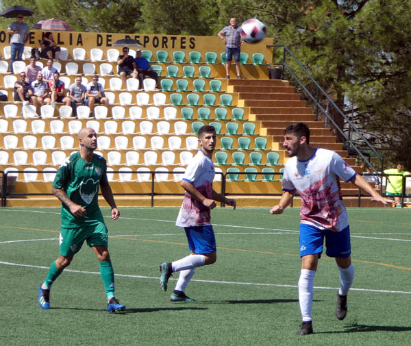 Seco en acción en uno de los partidos de esta temporada (P. CASTILLO)