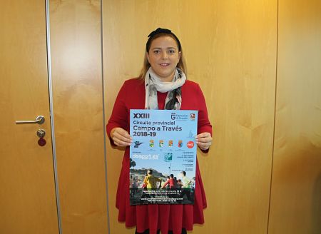 La Diputada de Deportes, Purificación López ha presentado el circuito de campo a través (C.G./DIPGRA) 