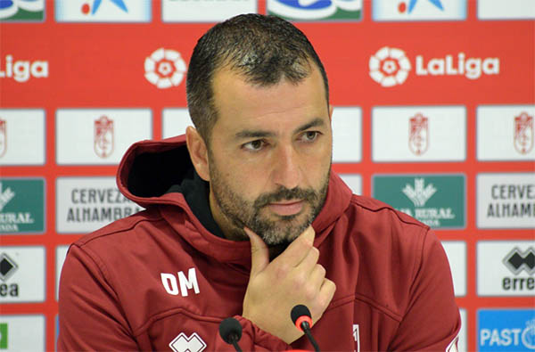 Diego Martínez, en un momento de la rueda de prensa (GRJ)