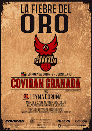 El Coviran Granada jugará el martes ante Leyma Coruña 