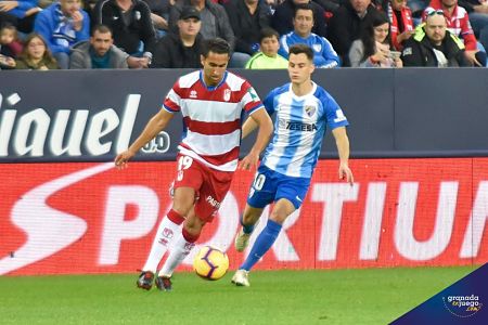 Montoro hizo el gol del Granada en `La Rosaleda` 