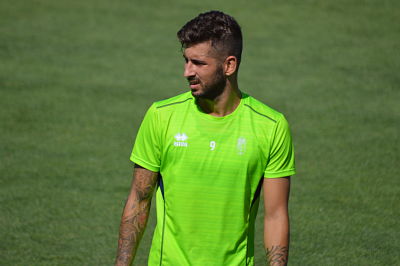 Vadillo durante un entrenamiento (GRJ) 