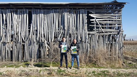 El concejal de Deportes y el alcalde de Cúllar Vega han presentado la Ruta de los secaderos (AYTO. CÚLLAR VEGA)