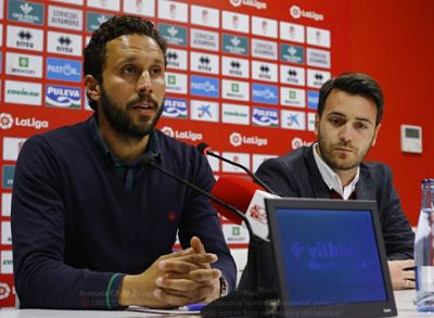 Fran Sánchez, en la presentación de Germán (P. VILLOSLADA / GCF) 
