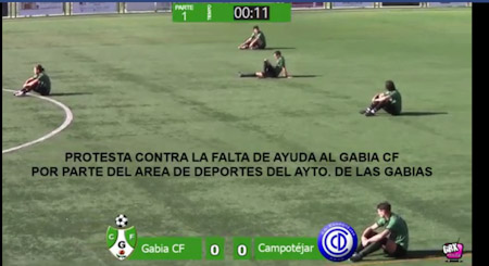 El Gabia protestó por la escasa ayuda de la Concejalía de Deportes (GABIA CF) 