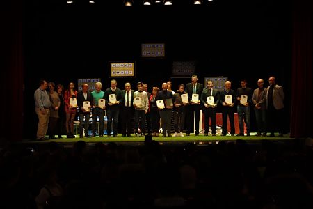 Galardonados en la V gala del deporte de Huétor Tájar (AYTO. HUÉTOR TÁJAR)