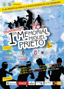 Cartel del I Memorial Miguel Prieto