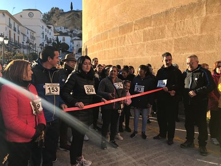 Carrera solidaria celebrada ayer en Montefrío para ayudar a Coral (AYTO. MONTEFRIO)
