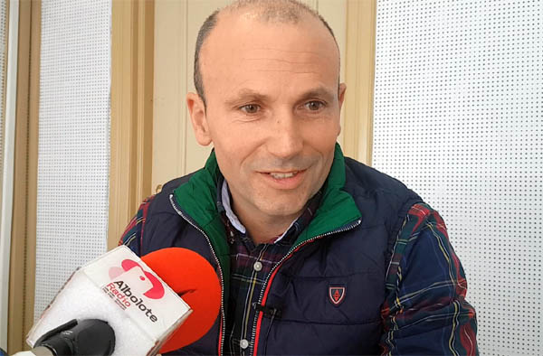 Thierry Pérez en un momento de la entrevista en el programa de radio (GRJ)
