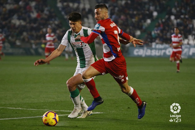 Álvaro Vadillo fue el mejor jugador del Granada ante el Córdoba (LFP)