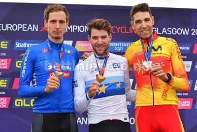 David Valero con la medalla de bronce conseguida en el Europeo (EUROPA PRESS) 