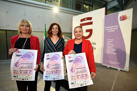 Presentación de la carrera benéfica por el Parkinson de Granada (J. GROSSO/DIPGRA)