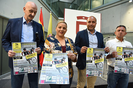 Presentación de la I Carrera Benéfica contra el cáncer de colon (J. GROSSO/DIPGRA)