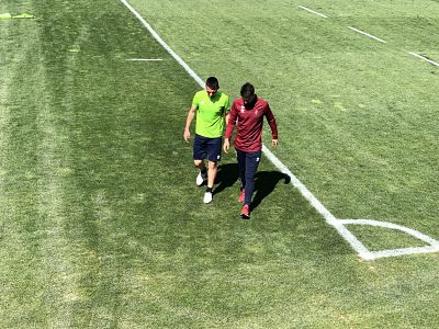 San Emeterio se ha retirado cojeando  (GRJ) 