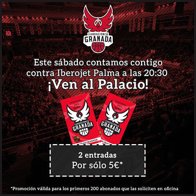 El Coviran Granada quiere una buena entrada en el Palacio 
