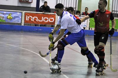 Fontana fue el jugador del partido (PATÍN CÁJAR)