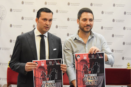 Óscar Fernández y Eduardo Castillo han presentado el torneo (FCBG)