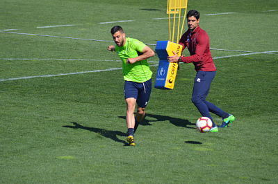 Vico durante un entrenamiento (GRJ) 