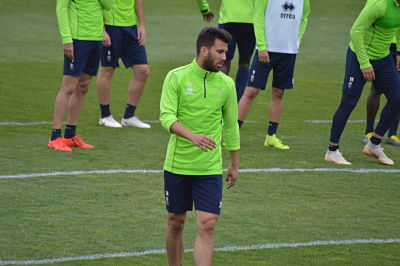 Vico en el entranamiento matinal (GRJ)