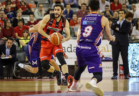 Manu Rodríguez ha sido el máximo anotador del Coviran Granada (FERMÍN RODRÍGUEZ)