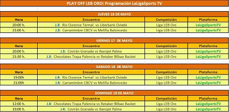 El Coviran Granada ya conoce sus horarios para el Play Off