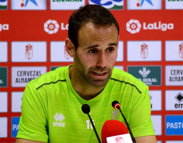 Víctor Díaz en un momento de la rueda de prensa (GRJ)